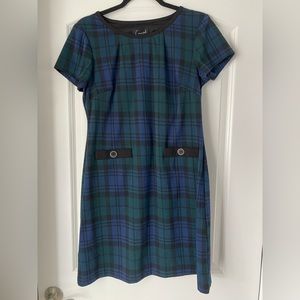 Plaid Office Dress